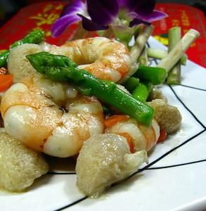 蝦仁蘆筍沙拉 蝦仁蘆筍沙拉