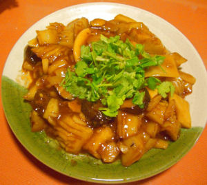 魯菜燒茄子 魯菜燒茄子