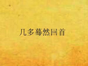 幾多驀然回首 幾多驀然回首