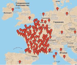 俄媒發布支持該遇襲雜誌社的“我是查理”全球示意圖