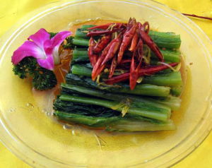 辣椒油拌萵苣葉 辣椒油拌萵苣葉