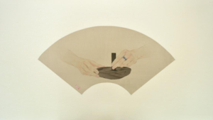 《自在·之二》 49×25 絹本設色 2014