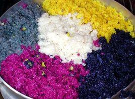 七彩糯米飯 七彩糯米飯