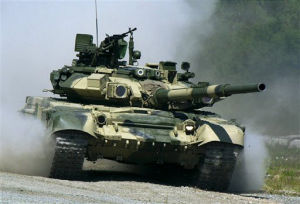 俄T-90主戰坦克