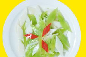 山藥炒萵筍 山藥炒萵筍