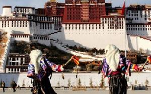上海世博“天上西藏”主題活動有關影片拍攝現場