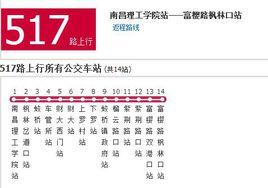 南昌公交517路 南昌公交517路