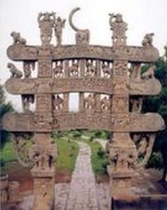 桑奇大塔圍欄浮雕 桑奇大塔圍欄浮雕