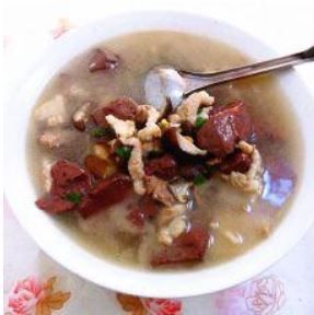 當歸蓯蓉豬血羹 當歸蓯蓉豬血羹