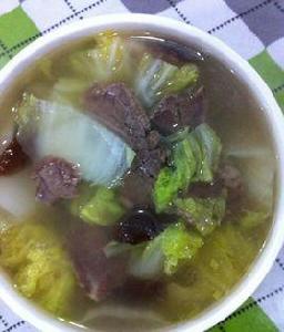 牛肉白菜湯 牛肉白菜湯
