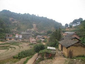 米湯沖自然村全景