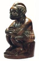 姆比古石雕女子坐像 姆比古石雕女子坐像