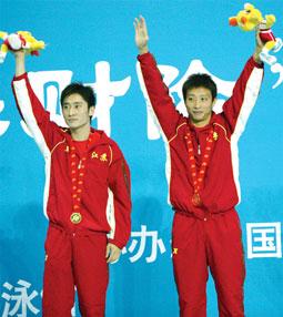 徐浩與隊友陳家鳴