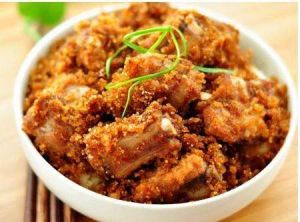 粽葉粉蒸排骨 粽葉粉蒸排骨