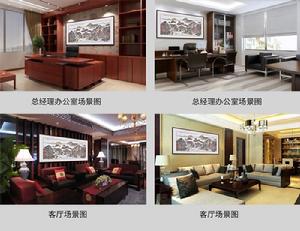 五行鴻運圖裝飾效果