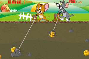 雙人版貓和老鼠黃金礦工 雙人版貓和老鼠黃金礦工