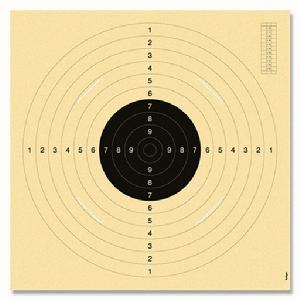（圖）25/50m手槍標準靶紙