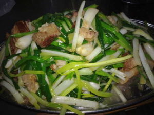 燒肉炒蕎菜