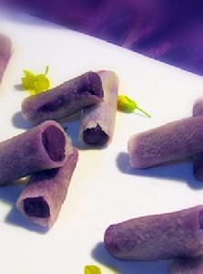 紫薯蘿蔔卷 紫薯蘿蔔卷