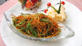 蟲草花炒肉 蟲草花炒肉