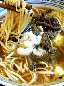 蝦爆鱔面 蝦爆鱔面