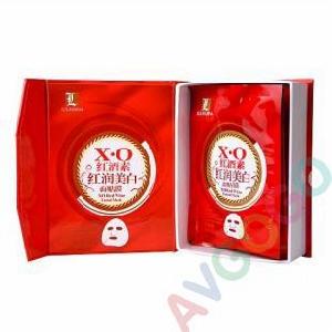 露蘭姬娜XO紅酒素紅潤美白面貼膜