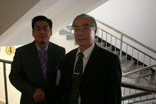 與天津醫科大學原黨委書記合影