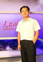 李春雷在人民網   劉文韜 攝