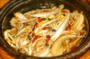 剁椒豆豉娃娃菜 剁椒豆豉娃娃菜