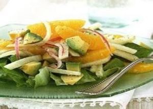 酪梨豆薯根柳橙沙拉