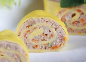 肉卷雞蛋餅 肉卷雞蛋餅