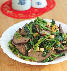 豬肝拌菠菜 豬肝拌菠菜