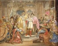 “選舉米哈依·費奧多羅維奇·羅曼諾夫為沙皇”掛毯 “選舉米哈依·費奧多羅維奇·羅曼諾夫為沙皇”掛毯