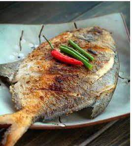 乾煎椒鹽鯧魚