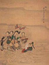 清  費丹旭  《織女》