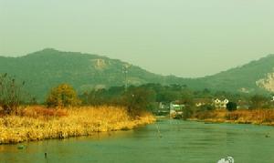 冬日的長田漾濕地