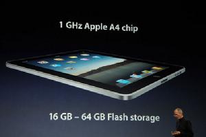 1GHz蘋果A4處理器 16-64GB記憶體