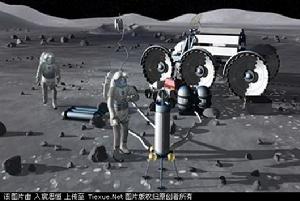 科學家曾計畫用月球灰塵作為混凝土原料，建造人類基地