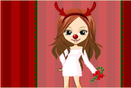 可愛聖誕節女孩 可愛聖誕節女孩