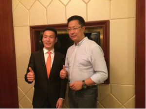 瘋狂英語創始人李陽與劉城佳林老師