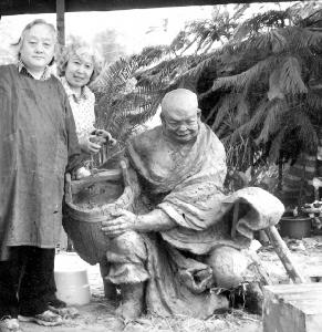 （圖）元妃省親泥人彩塑