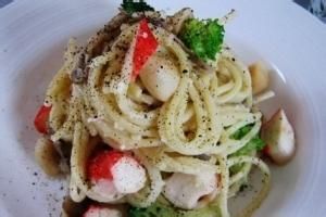 白醬海鮮意面 白醬海鮮意面