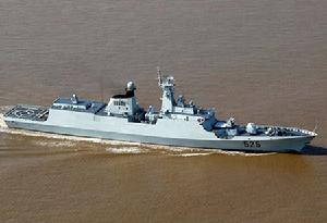 （圖）“江凱”級護衛艦，是中國最新型的隱身護衛艦