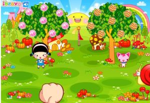 小黑花花摘水果 小黑花花摘水果