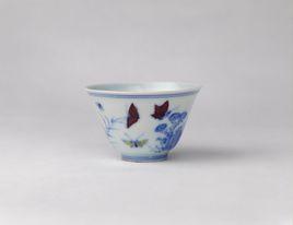 鬥彩三秋杯 鬥彩三秋杯