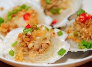 鮮香茅蒜蓉蒸扇貝 鮮香茅蒜蓉蒸扇貝