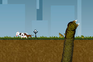 《蠕蟲吞噬火柴人變態版》 《蠕蟲吞噬火柴人變態版》