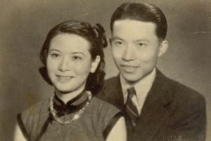 張光斗與夫人錢玫蔭早年的一張合照