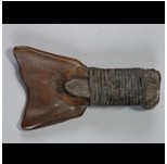 新石器時代河姆渡文化帶藤條殘木 新石器時代河姆渡文化帶藤條殘木