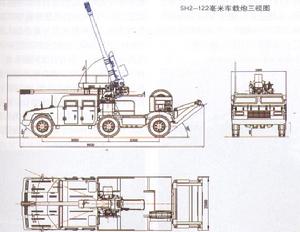 中國SH2新型122毫米車載榴彈炮
